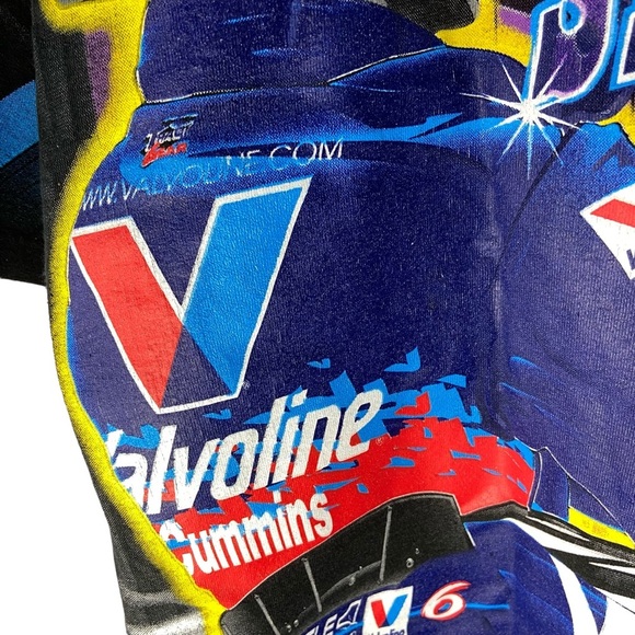 Vintage 1999 Nascar MARK MARTIN Size XL The 6 Shooter All Over T Shirt Anvil - Picture 3 of 13